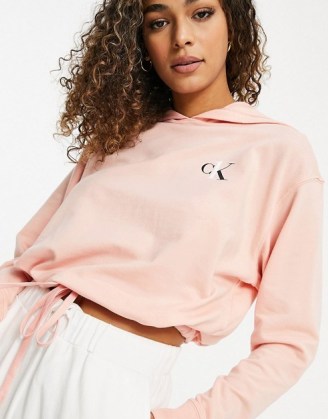 Calvin Klein CK One Lounge logo co-ord in pink ~ hoodies ~ loungewear tops