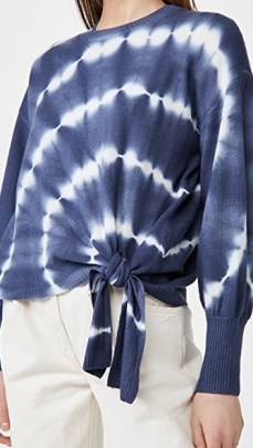 Cinq a Sept Tie Dye Clerisa Pullover - flipped