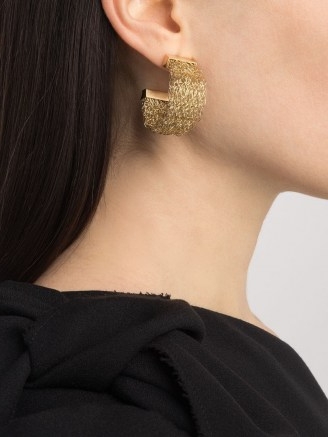 Completedworks Sense and Nonsense In Silicon Valley hoops earrings | wide statement hoops