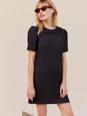 Reformation Darlene Dress | vintage style mini dresses | retro fashion | peter pan collar - flipped