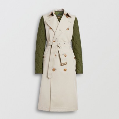 BURBERRY Sleeveless Trench Coat with Detachable Warmer ~ contemporary outerwear - flipped