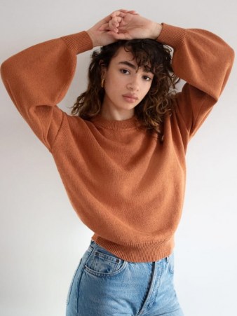 Reformation Freya Oversized Sweater | volume sleeve sweaters
