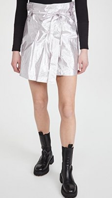 IRO Cove Skirt | lilac-silver mini skirts