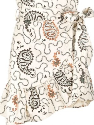 Isabel Marant Étoile abstract-print wrap skirt / paisley prints