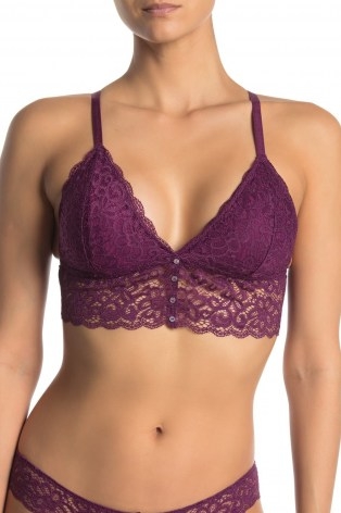 Jessica Simpson Lingerie – Jessica Simpson After Midnight Bralette - flipped