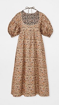 Kika Vargas Zaha Dress / floral vintage style dresses - flipped