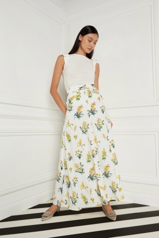 goat LAKE MEADOW LONG SKIRT ~ floral maxi skirts