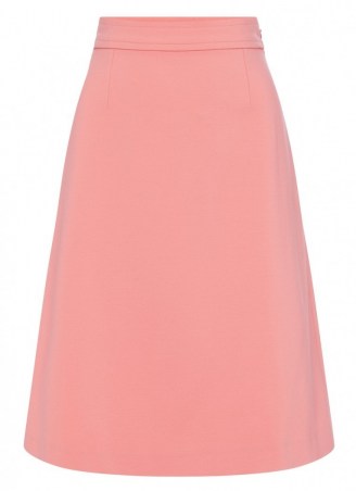 Goat LEAR JERSEY SKIRT ~ bright coral A-line skirts