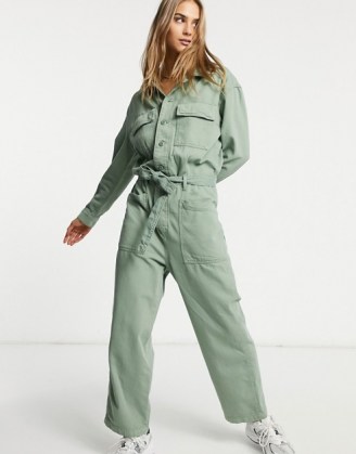 Levi’s utility jumpsuit in khaki ~ green boilersuits