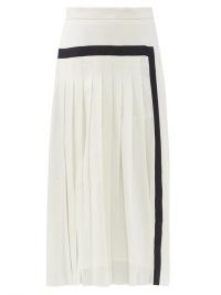 MAX MARA Pinne skirt | pleated drop waist midi skirts
