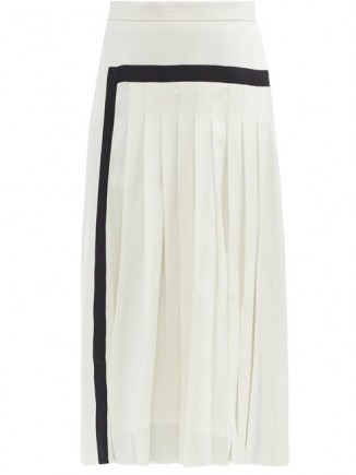 MAX MARA Pinne skirt | pleated drop waist midi skirts - flipped