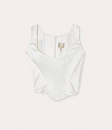 Vivienne Westwood CLASSIC CORSET IVORY | fitted tops
