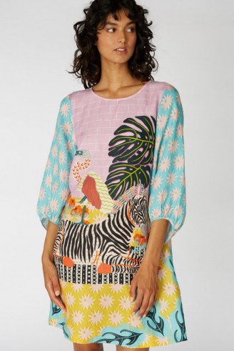 Camilla Perkins X gorman ZEBRA DRESS / mixed print dresses / multi prints