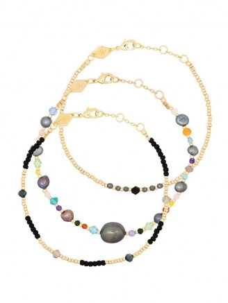 Anni Lu Rock and Sea Clemence three-set bracelet ~ beaded bracelets - flipped