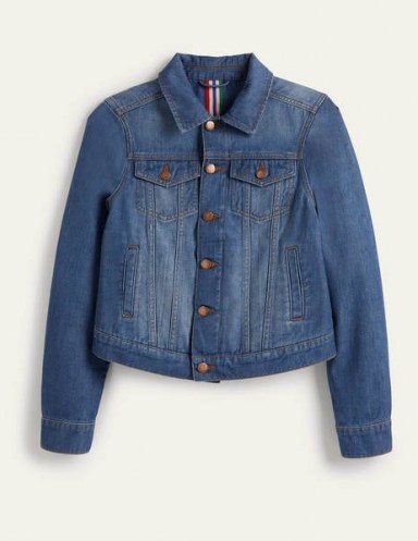 Boden Authentic Denim Jacket Mid Vintage Authentic Wash | classic jackets - flipped