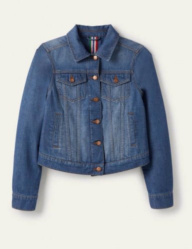 Boden Authentic Denim Jacket Mid Vintage Authentic Wash | classic jackets