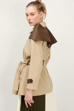 STORETS Nyla Trench Jacket w/Detachable Cape ~ beige jackets with capes