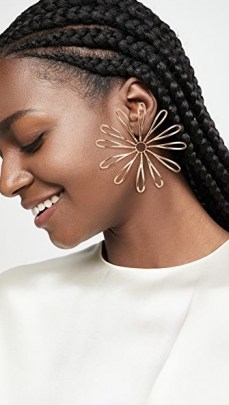 Jacquemus Les Fleurs Earrings | floral statement jewellery - flipped