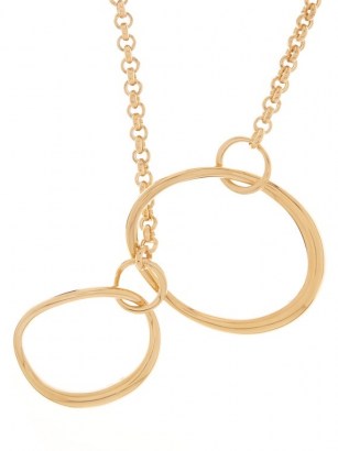 CHARLOTTE CHESNAIS Symi gold-plated & sterling-silver necklace / longline statement necklaces / contemporary jewellery - flipped