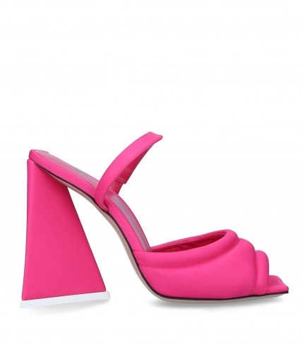 THE ATTICO Devon Sandals 115 in Pink - flipped