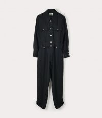 Vivienne Westwood WINSTON JUMPSUIT BLACK | relaxed fit utility jumpsuits