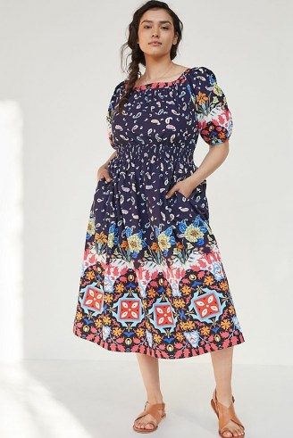ANTHROPOLOGIE Kaya Floral Maxi Dress