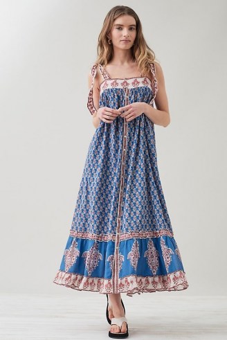 M.A.B.E. Madi Print Maxi Dress | boho floral print summer dresses - flipped