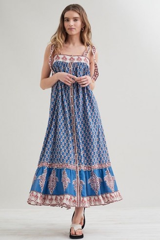 M.A.B.E. Madi Print Maxi Dress | boho floral print summer dresses