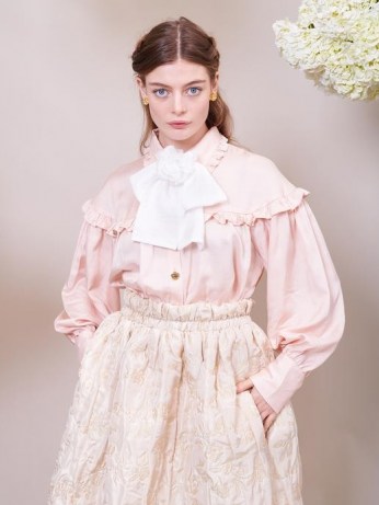 sister jane DREAM Sweet Impressions Bow Blouse ~ pink victorian style blouses