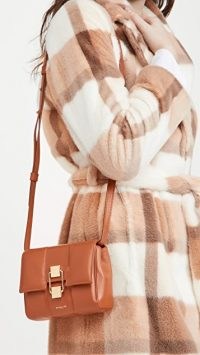 DeMellier Mini Alexandria Bag Deep Tan – small brown shoulder bags – crossbody