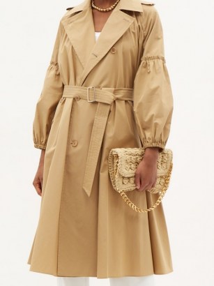 MAX MARA Empoli coat ~ camel coloured trench coats - flipped
