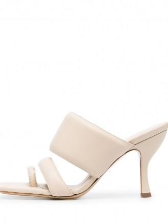 Gia Couture x Pernille Teisbaek leather mules ~ padded mule sandals