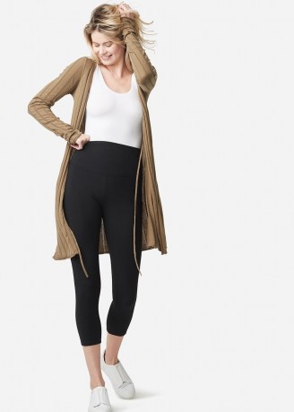 Yummie Gloria Ankle Cotton Stretch Shaping Legging with Pockets - flipped