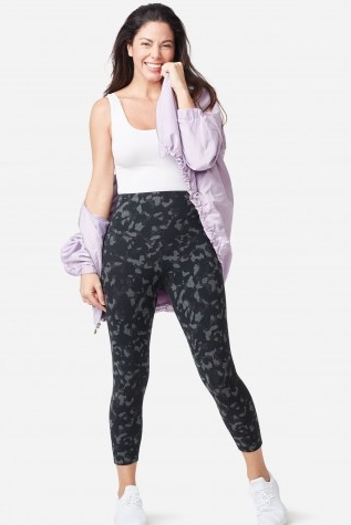 Yummie Gloria Printed Ankle Cotton Stretch Shaping Legging