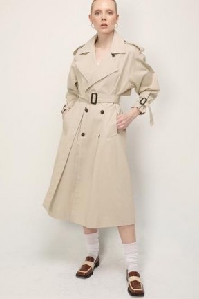 storets Annie Maxi Trench Coat | classic coats - flipped