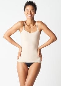 Yummie 3-in-1 Shaping Cami | Floating inner mesh panels provide 360° of compression with the option of placing it 3 ways
