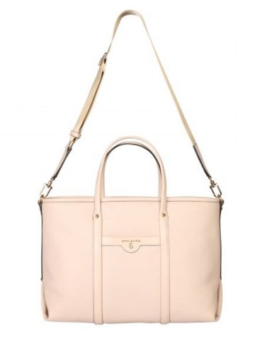 MICHAEL BY MICHAEL KORS MEDIUM HAMMERED PINK-LEATHER BECK TOTE BAG - flipped