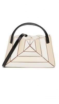 Mlouye Mini Sera Tote – small luxe style top handle bags – structured handbag