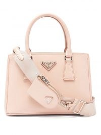 PRADA Galleria logo-plaque pink leather handbag – luxe brab bags