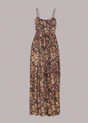 WHISTLES BATIK CARMEN DRESS / skinny strap summer dresses