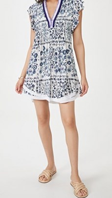 Poupette St Barth Sasha Mini Dress / floral summer dresses - flipped