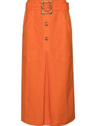 Rejina Pyo Tasmin high-waist skirt / orange skirts - flipped