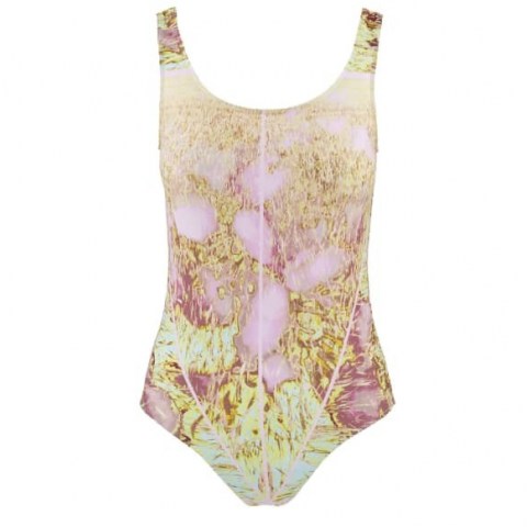 COCOOVE Swimsuit In Spring Impression Print / swimwear / lycra swimsuits - flipped