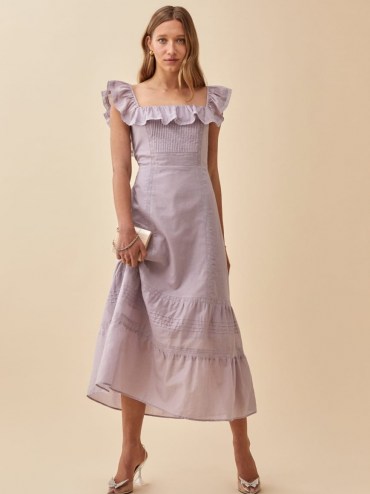 REFORMATION Tide Dress in Sweet Pea – romantic summer occasion dresses