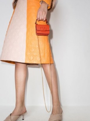 Valentino Garavani VSLING leather mini bag | tiny orange handbag