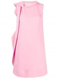 Valentino short cady georgette dress – pink vintage style dresses