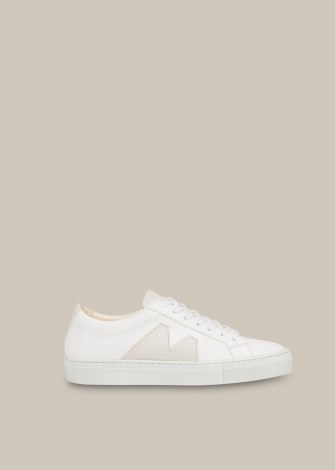 WHISTLES CHILTON TRAINER / white trainers - flipped