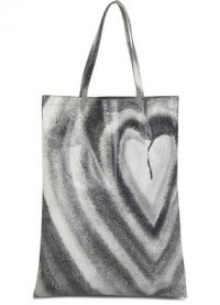 ACNE STUDIOS Aud Heart tote bag – graphic shopper bags