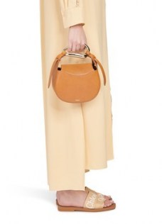 Chloé Kiss handbag Arizona Brown – small leather top handle bag