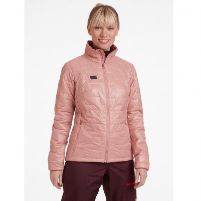 Helly Hansen LIFALOFT INSULATOR JACKET 060 MISTY ROSE ~ women’s pink outdoor sports jackets - flipped
